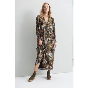 Anthropologie Blair Shimmer Maxi Dress